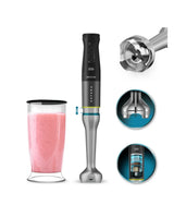 Batidora de Mano 1500W con Tecnología TotalDestroy y Cuchillas de Titanio Negro de Cecotec