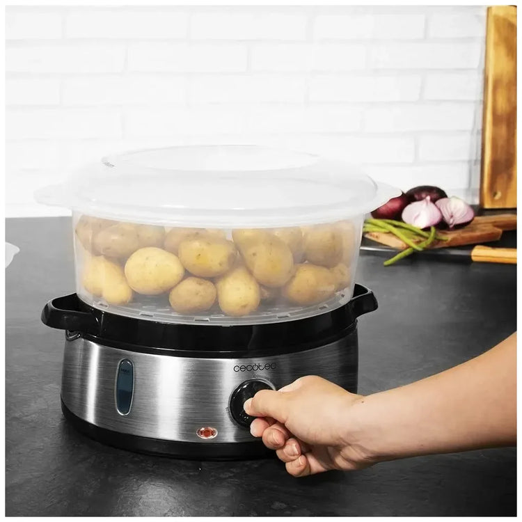 cecotec_04109_vaporera_eléctrica_inox_800w:_cocina_saludable_con_temporizador_y_accesorios_10