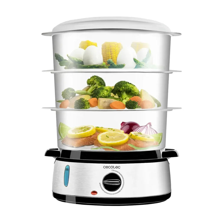 cecotec_04109_vaporera_eléctrica_inox_800w:_cocina_saludable_con_temporizador_y_accesorios_1