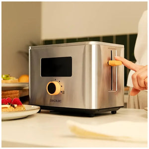 cecotec_04843_tostadora_touch&toast:_control_táctil__950w__acero_inoxidable_y_ranuras_anchas_7