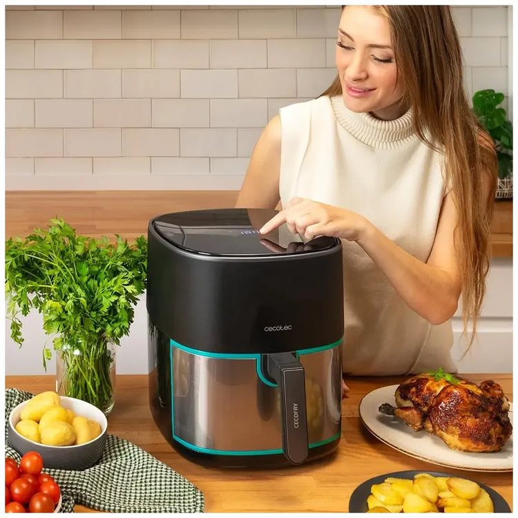 cecotec_04966_freidora_de_aire_inoxidable_6.5l:_cocina_saludable_y_rápida_con_1700w_7