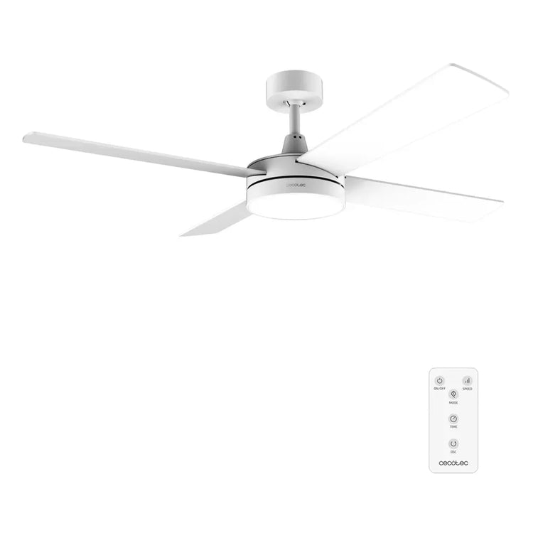 cecotec_05989_ventilador_de_techo_65w_con_luz_led_y_función_verano_invierno__52"_blanco_1