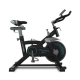 Bicicleta estatica DrumFit 18000 Ceres con volante de inercia de 18 kg sistema Silence Fit y pantalla LCD Cecotec