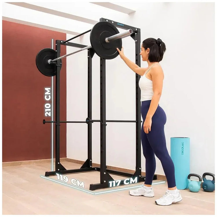 cecotec_07190_jaula_de_musculación_drumfit_powerrack_1000:_entrenamiento_seguro_y_versátil_8