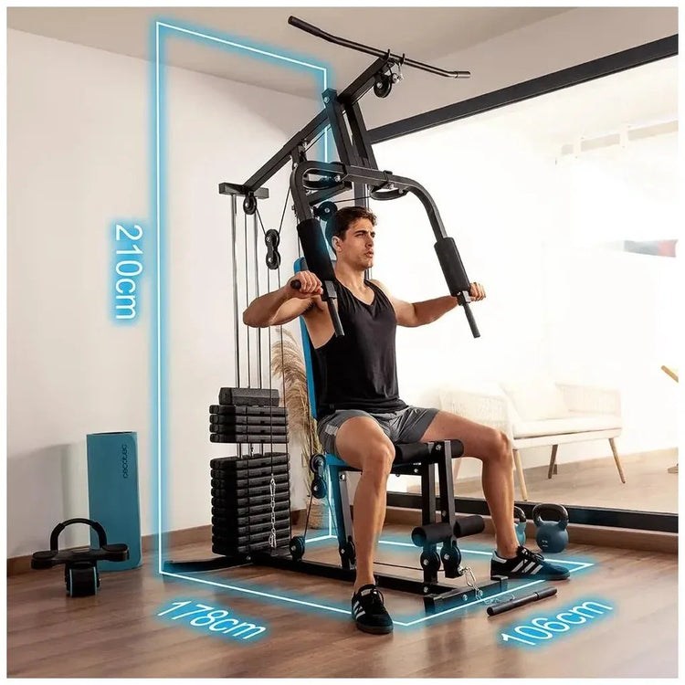 cecotec_07191_estación_de_entrenamiento_multifuncional_drumfit_homegym_1000_para_full_body_workout_4