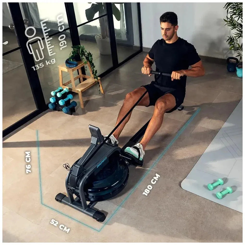cecotec_07224_máquina_de_remo_de_agua_drumfit_rower_10000_neptuno:_entrenamiento_intenso_en_casa_7