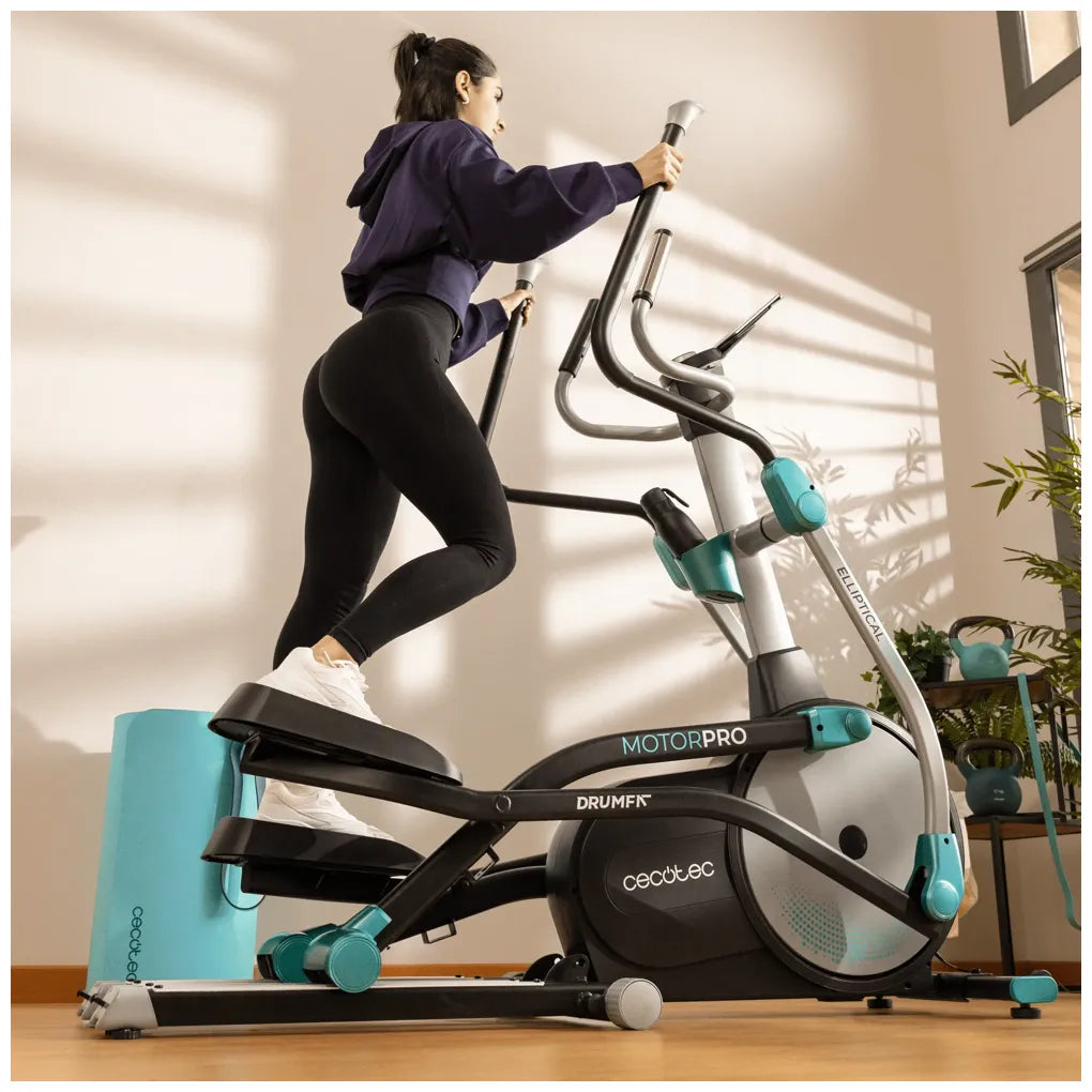 cecotec_07233_bicicleta_elíptica_plegable_drumfit_10000_pro:_resistencia_magnética_y_conectividad_app_8