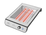 Tostador Horizontal Inoxidable 900W con 6 Niveles y Bandeja Recogemigas de Cecotec