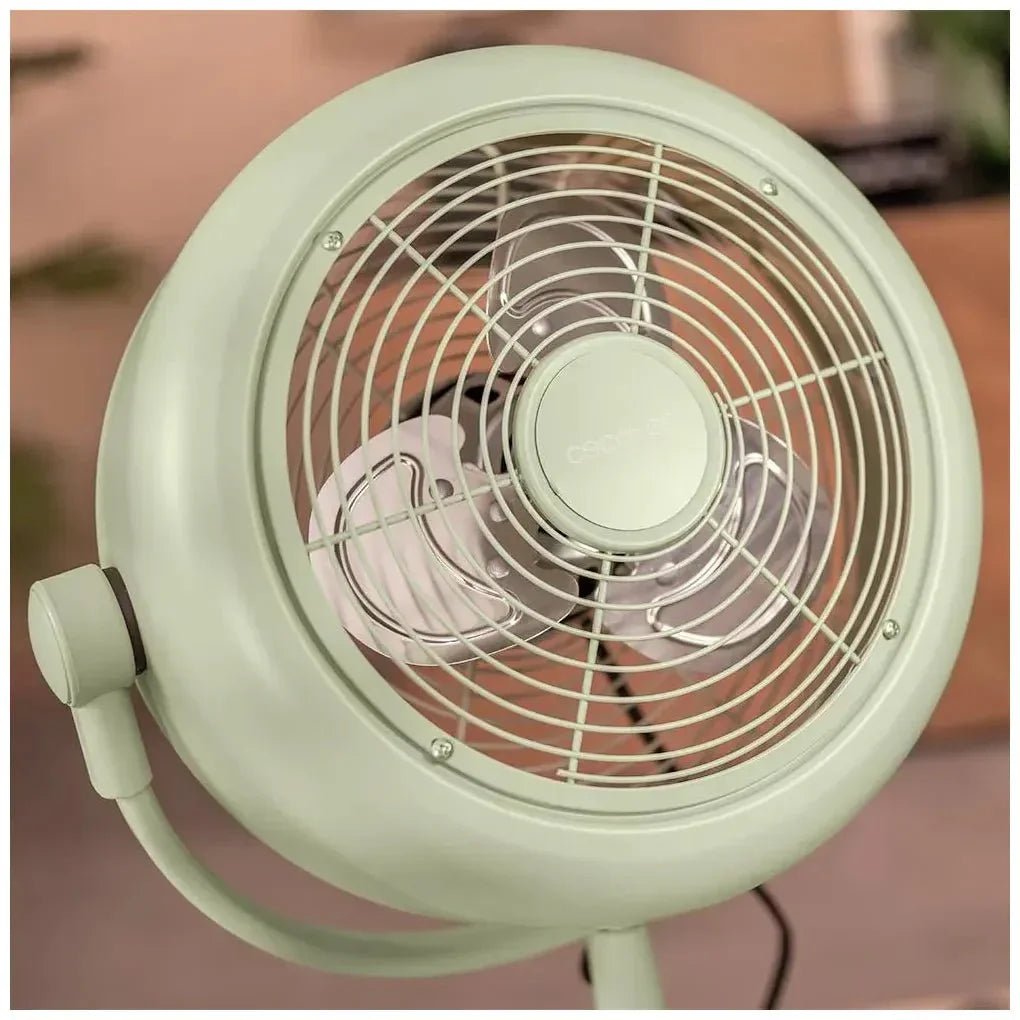cecotec_08206_ventilador_de_pie_retro_verde_10"_con_25w__inclinación_y_velocidades_ajustables_3