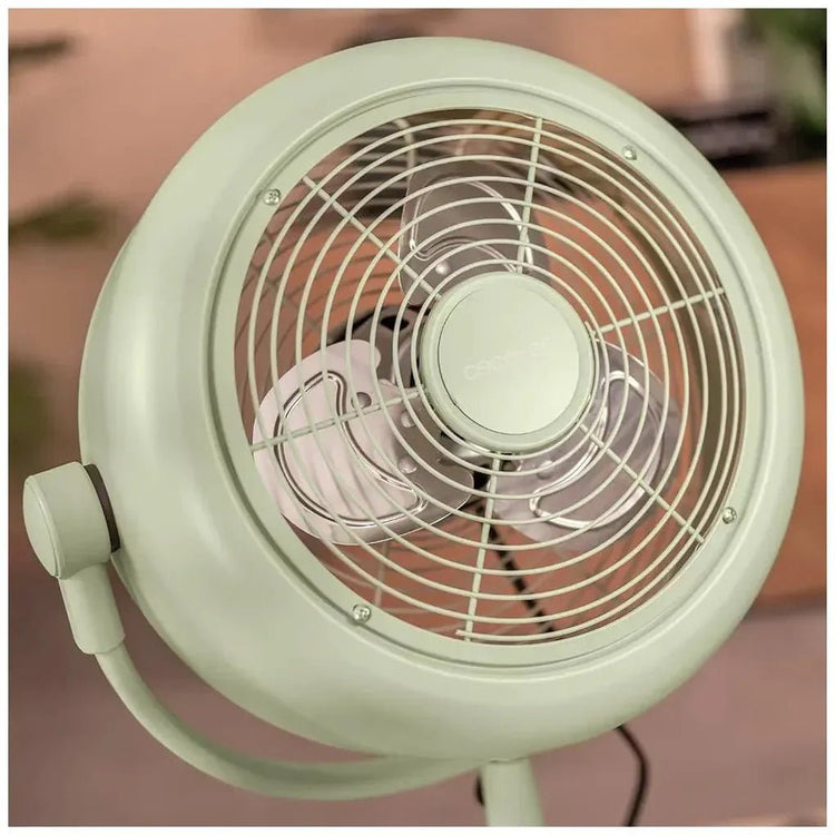 cecotec_08206_ventilador_de_pie_retro_verde_10"_con_25w__inclinación_y_velocidades_ajustables_3