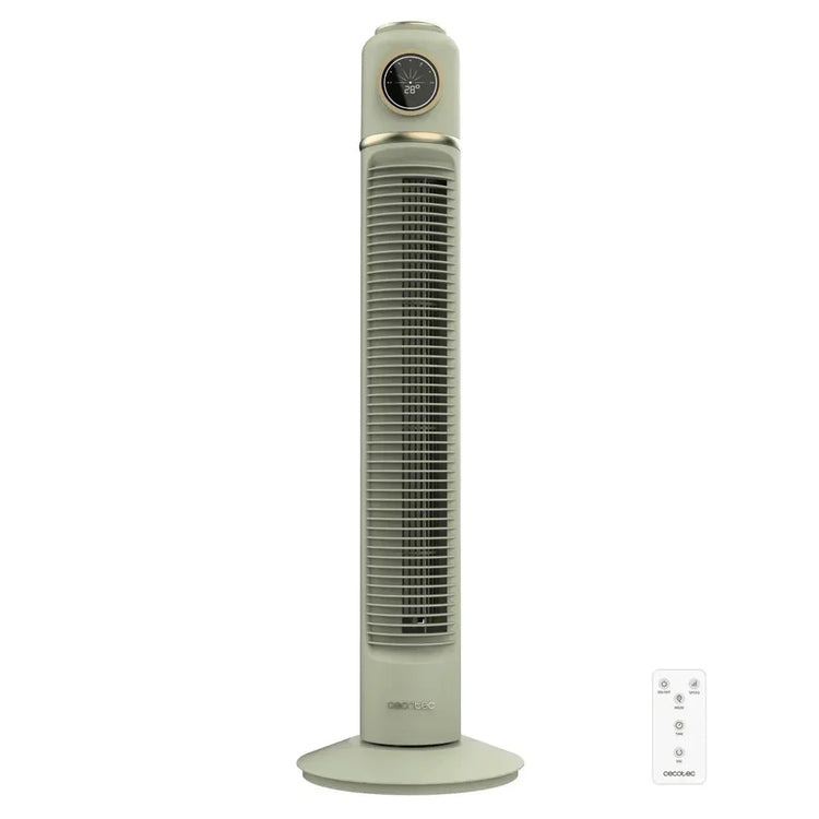cecotec_08226_ventilador_de_torre_retro_smart_green_32"_con_control_remoto_y_pantalla_led_1