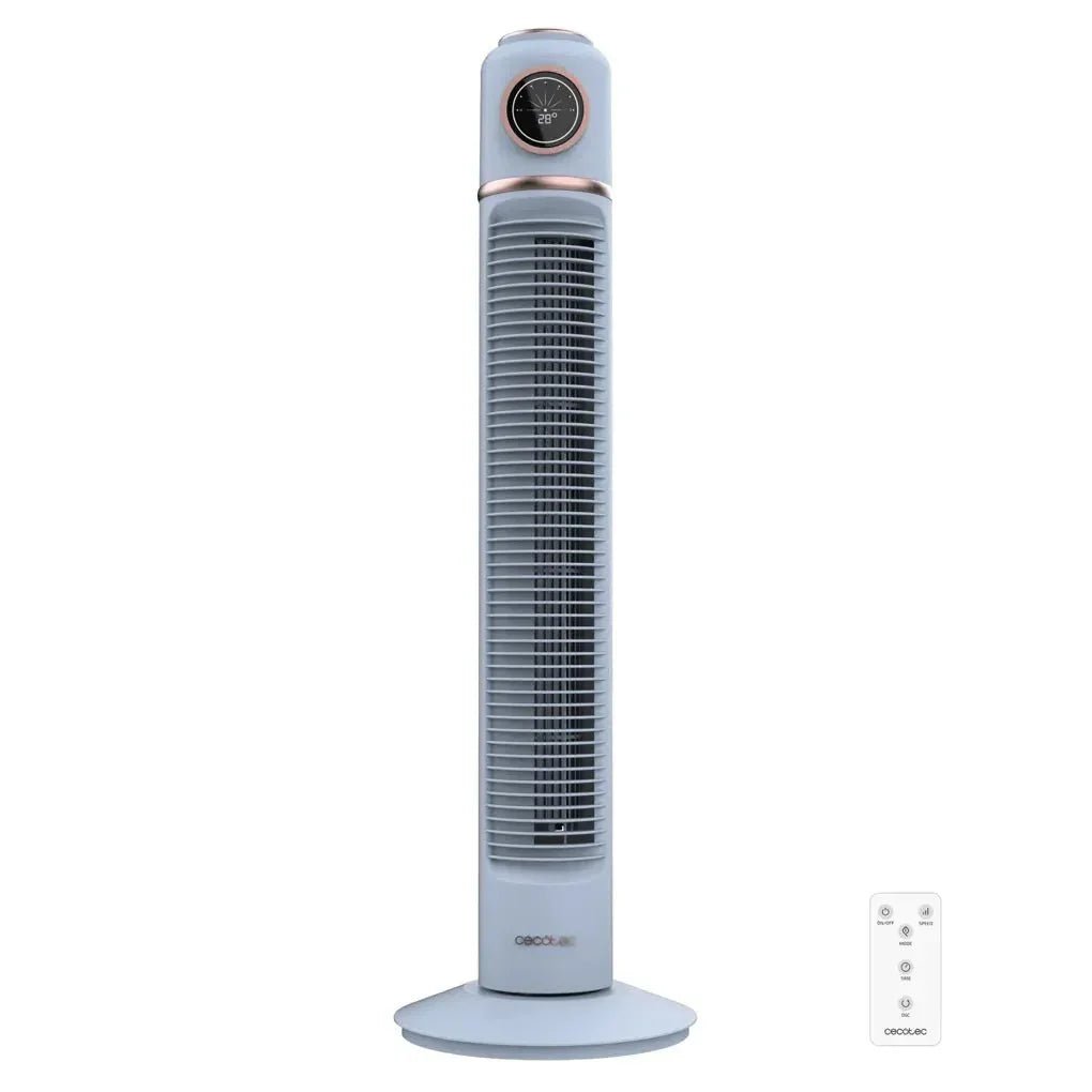 cecotec_08228_ventilador_de_torre_retro_smart_blue:_potencia__estilo_y_comodidad_1