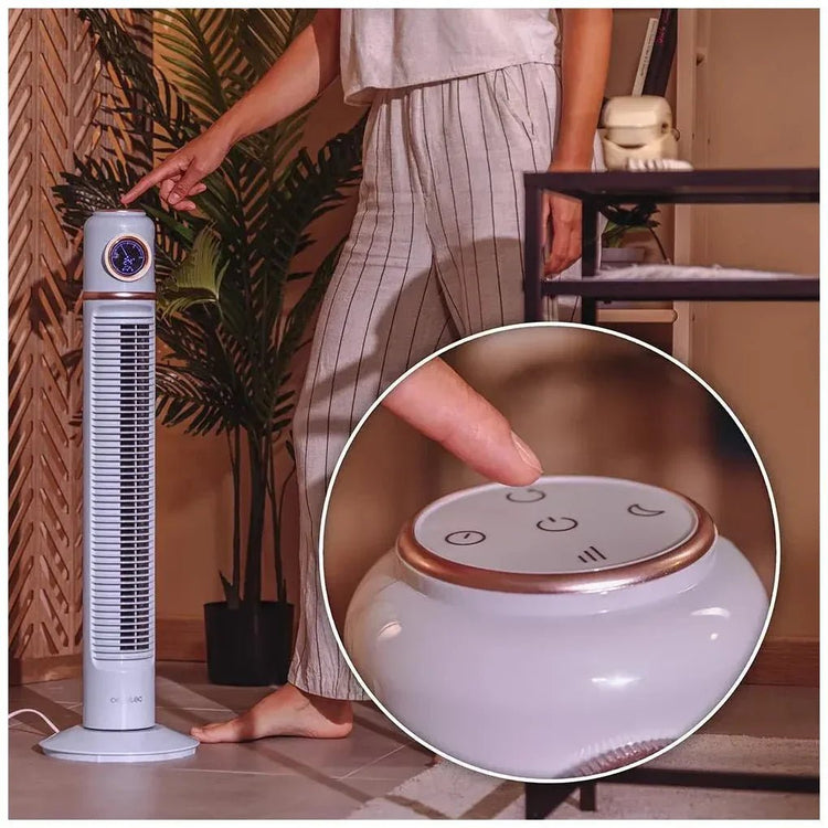 cecotec_08228_ventilador_de_torre_retro_smart_blue:_potencia__estilo_y_comodidad_8