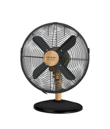 Ventilador de Sobremesa Silencioso y Elegante con 40W y Acabado en Madera de Cecotec