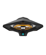 Calefactor de Techo Exterior 2000W con Mando y Luz LED para Terrazas y Jardines de Cecotec
