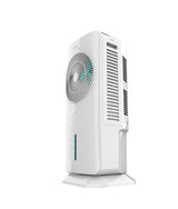 Climatizador evaporativo compacto 65W com controle remoto e temporizador 12h Cecotec