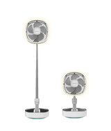Ventilador Portátil Plegable con Batería 8000mAh, Oscilación y Luz LED de Cecotec