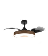 Ventilador de Techo con Aspas Retráctiles y LED, Motor Silencioso y Modo Invierno-Verano de Cecotec