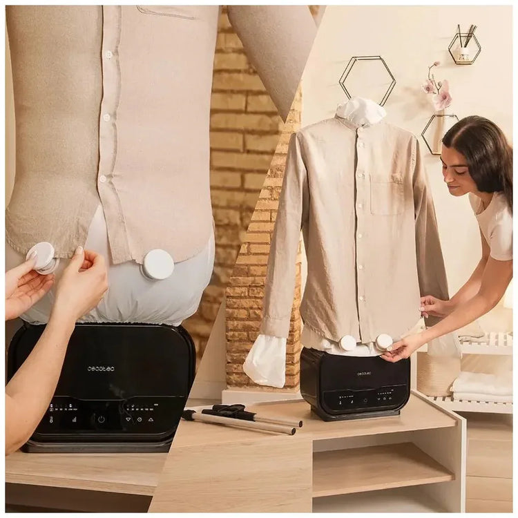 cecotec_08500_maniquí_ironhero_1200:_secado_y_planchado_automático_con_control_táctil_8