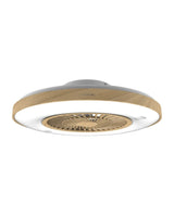 Ventilador de Techo con Iluminación LED, Motor Silencioso y Control Remoto - Estilo Contemporáneo de Cecotec