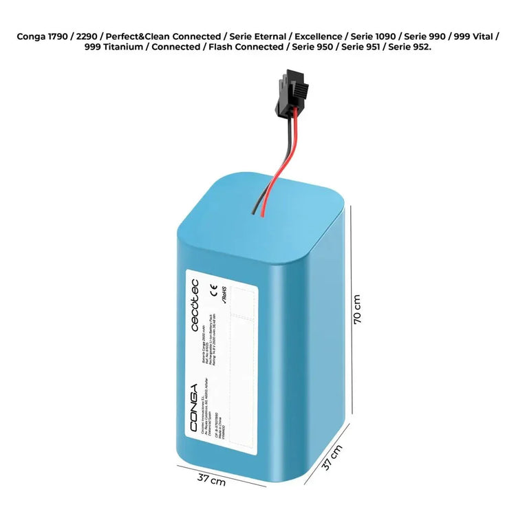 cecotec_61035_batería_de_repuesto_2600_mah_para_robots_aspirador_conga__alta_autonomía_y_seguridad_2