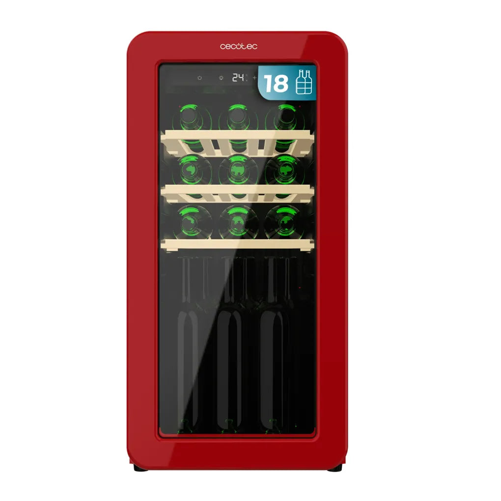 cecotec_a01_eu01_100461_vinoteca_retro_roja_para_18_botellas_con_control_led_y_tecnología_nofrost_1