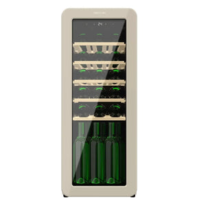 cecotec_a01_eu01_100506_vinoteca_retro_beige_para_24_botellas_con_control_led_y_tecnología_nofrost_0
