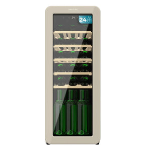 cecotec_a01_eu01_100506_vinoteca_retro_beige_para_24_botellas_con_control_led_y_tecnología_nofrost_1