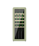 Vinoteca Retro Verde para 24 Botellas con Control LED y NoFrost de Cecotec