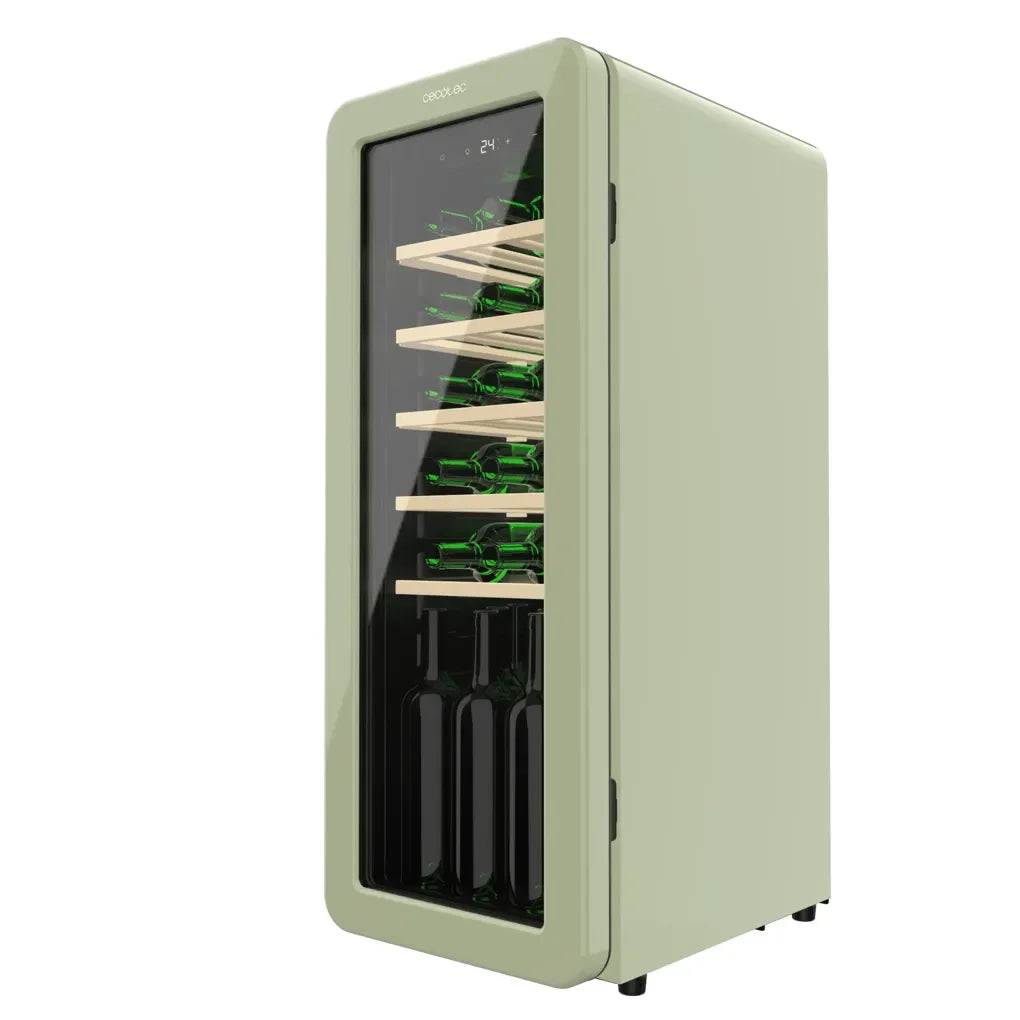 cecotec_a01_eu01_100507_vinoteca_retro_verde_para_24_botellas_con_control_led_y_nofrost_2