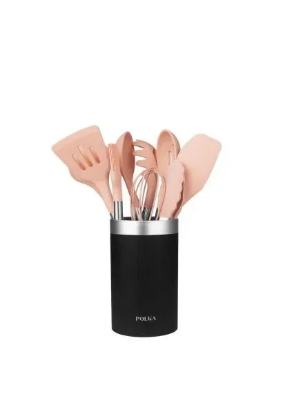 pack_de_9_utensilios_de_cocina_de_silicona_rosa_y_mango_de_acero_con_detalle_negro_polka_experience_gravity_cecotec_0