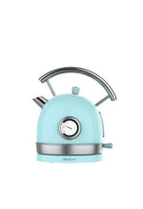 Electric kettle with vintage design in light blue, 1.8 L and 2200 W Thermosense 420 by Cecotec