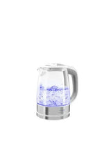Hervidor eléctrico hecho de vidrio borosilicato con 1,7 litros de capacidad y 2200 w thermosense 350 clear de Cecotec