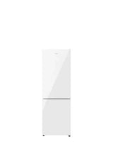 Frigorífico con congelador de cristal blanco bolero coolmarket combi 322 white cristal e de Cecotec