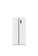 Frigorífico americano con 430 l de capacidad bolero coolmarket sbs 430 white e de Cecotec