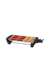 Plancha de asar eléctrica de 40x20 cm con potencia de 1800 w y revestimiento antiadherente rock&water 2000 de Cecotec