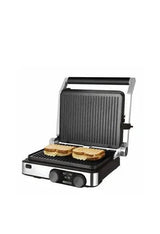 Parrilla eléctrica de 2000 w con revestimiento de aluminio fundido y placas extraíbles rock´ngrill dual de Cecotec