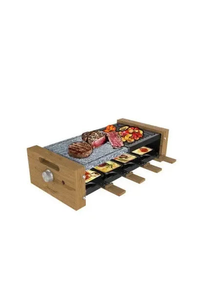 raclette_con_2_placas_de_acero_y_piedra_natural_tiene_8_sartenes_individuales_cheese&grill_8400_wood_mixgrill_cecotec_1