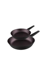 Pack de dos sartenes de 20 y 24 cm de diámetro de aluminio y con revestimiento de teflón polka experience titan de Cecotec