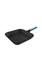 Plancha de 28 cm de diámetro hecho en aluminio forjado y con revestimiento antiadherente polka platinum thunder de Cecotec