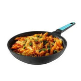 Sartén de 24 cm hecha en aluminio forjado con revestimiento antiadherente polka platinum 24 bucket thunder de Cecotec