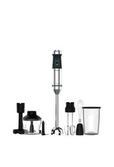 Kit de batidora de mano con jarras y cuchillas en color negro y plateado titanblack 1500 de Cecotec