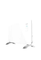 Radiador convector de cristal con pies y wifi de color blanco ready warm 6700 crystal connection de Cecotec