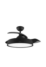 Ventilador de techo retráctil de 40 w y 106 cm color negro energysilence aero 4280 de Cecotec