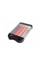 Tostador de diseño plano de 900 w y 3 resistencias halógenas easytoast basic de Cecotec