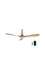 Ventilador de techo controlado por wifi y mando a distancia energysilence 5500 white aqua connected de Cecotec