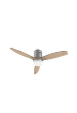 Ventilador de 40 w con protección contra el agua y lámpara led energysilence aero 5600 steel aqua connected de Cecotec