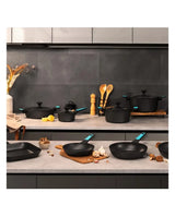 Set de Sartenes Polka Platinum 20-24-28 cm Antiadherentes y Apto para Lavavajillas y Todos los Tipos de Cocinas de Cecotec