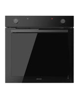 Horno Integrable Bolero Hexa C126400 de 80L con 5 funciones y Steam Assist en vidrio negro de Cecotec