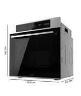 Horno Integrable Pirolítico Bolero Hexa P516000 con 73L 14 funciones Dual Display Clase A 3250W Airfryer Master y más de Cecotec
